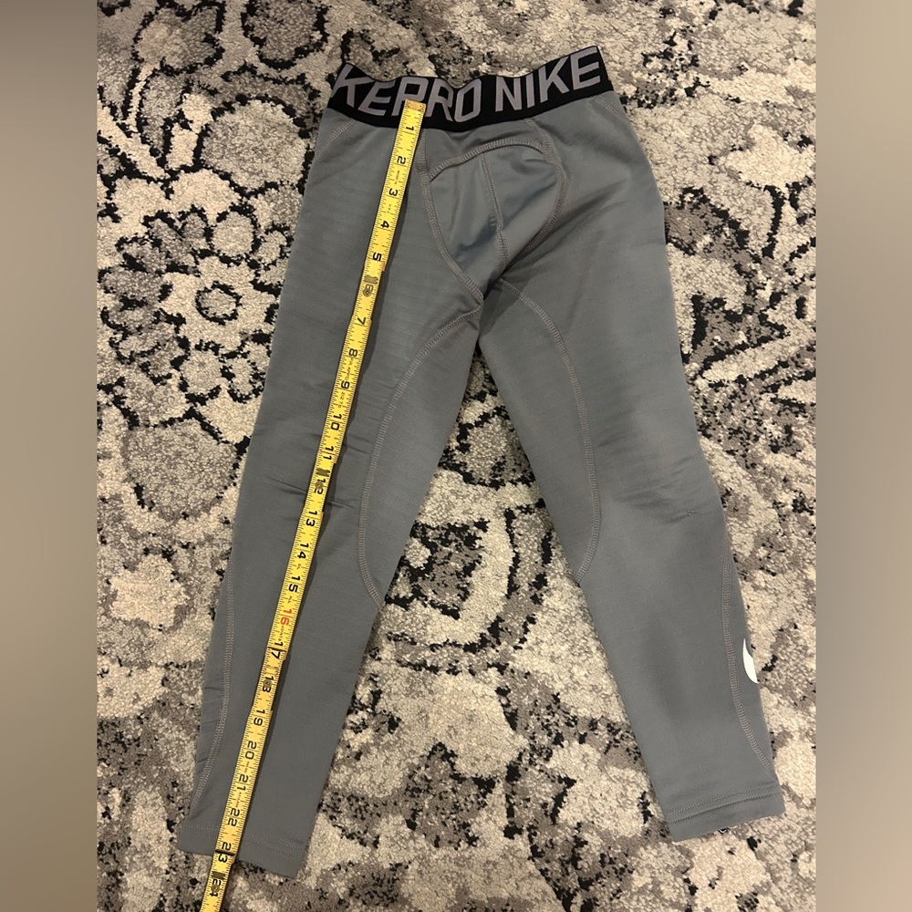 Nike Pro Gray Hyper warm Compression Tights